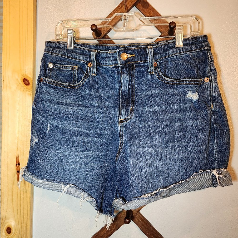 Women's Mid-Rise 90's Baggy Denim Shorts - Universal Thread Size 10